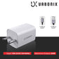 Urbonix 65W Fast Charging Adapter with Dual USB Ports | High Power Delivery & Overcurrent Protection